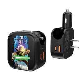 Keyscaper - Star Wars: A New Hope Portrait Collage 2 in 1 USB A/C Charger - Yoda