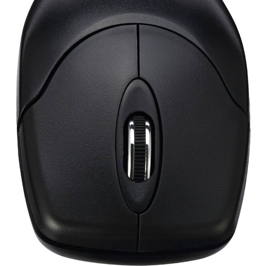 Alt View 7. Adesso - Adesso Antimicrobial Wireless Desktop Mouse - Optical - Wireless - 30 ft - Radio Frequency - 2.40 GHz - Black - USB Type - Black.