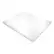 Front. Floortex - Valuemat Plus Polycarbonate Rectangular Chair Mat for Hard Floor - 36" x 48" - Clear.