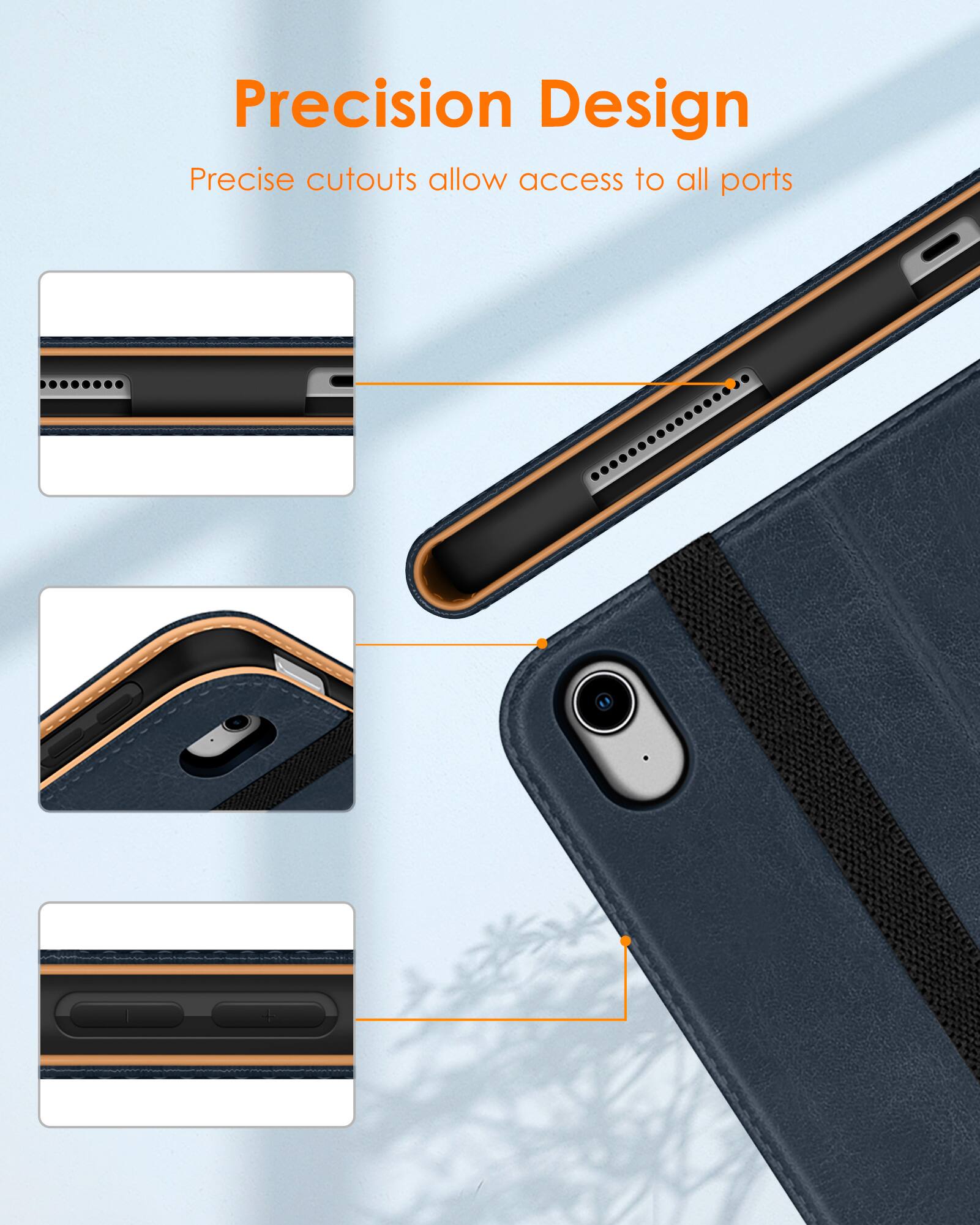 Precision Design  
Precise cutouts allow access to all ports