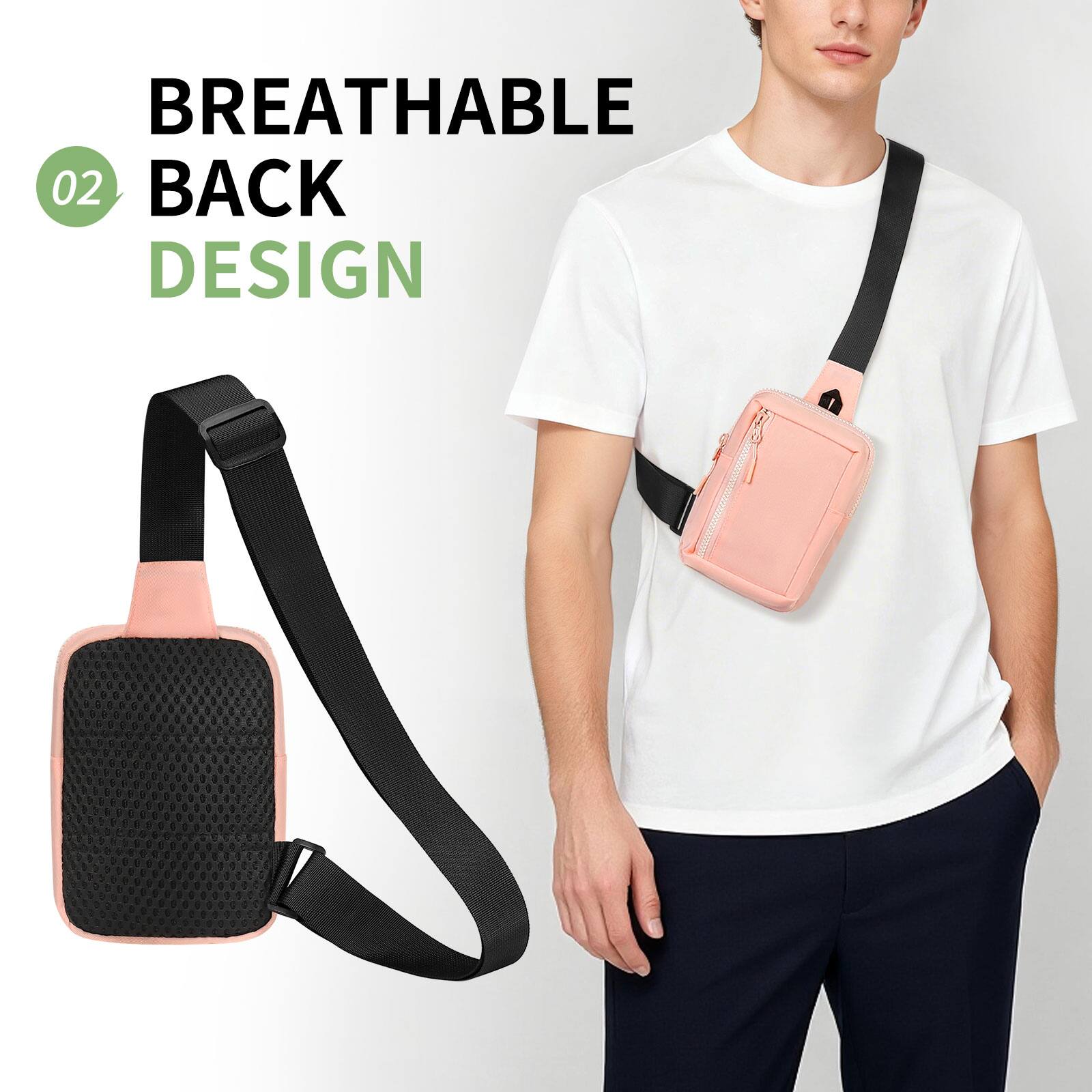 BREATHABLE BACK DESIGN