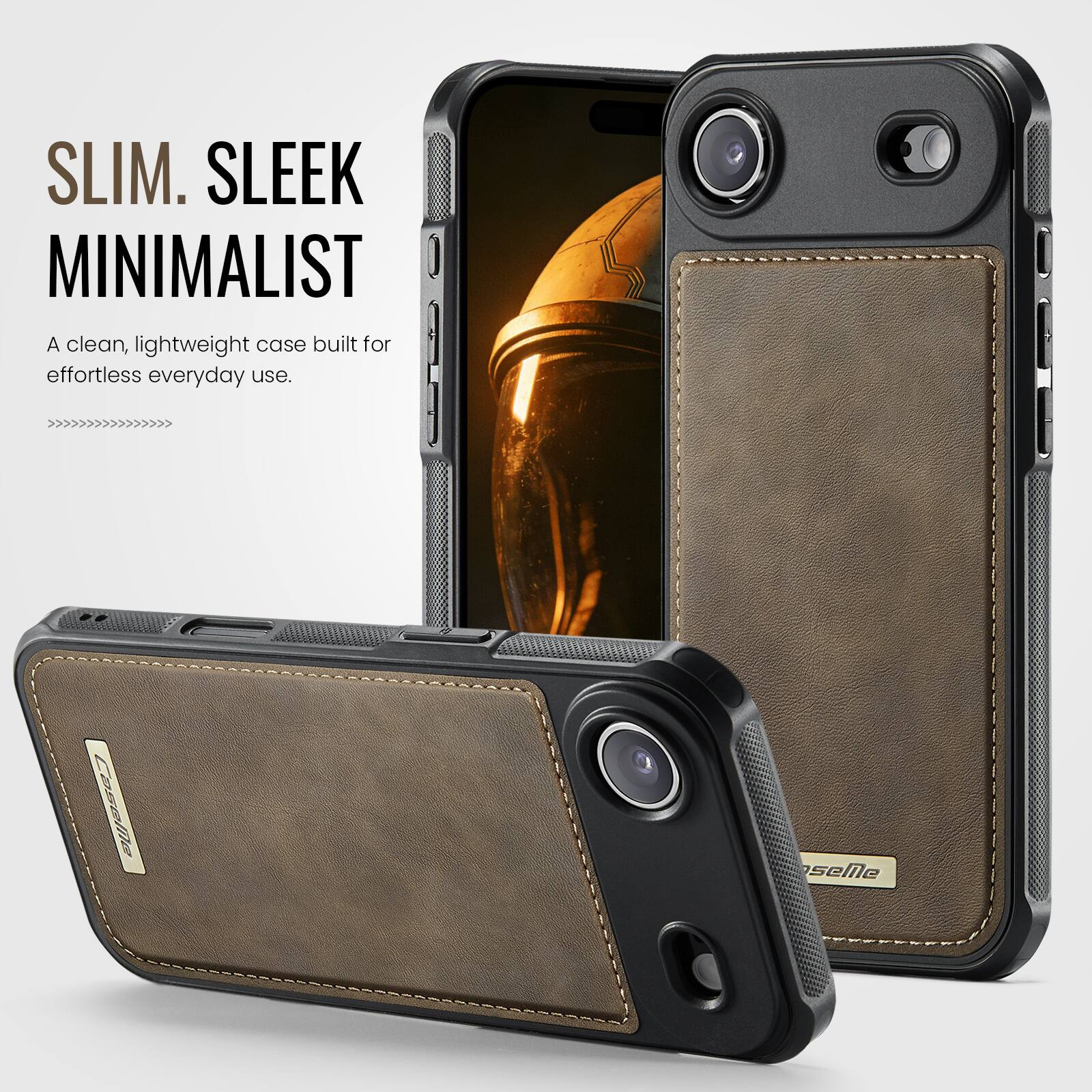 SLIM. SLEEK MINIMALIST  
A clean, lightweight case built for effortless everyday use.