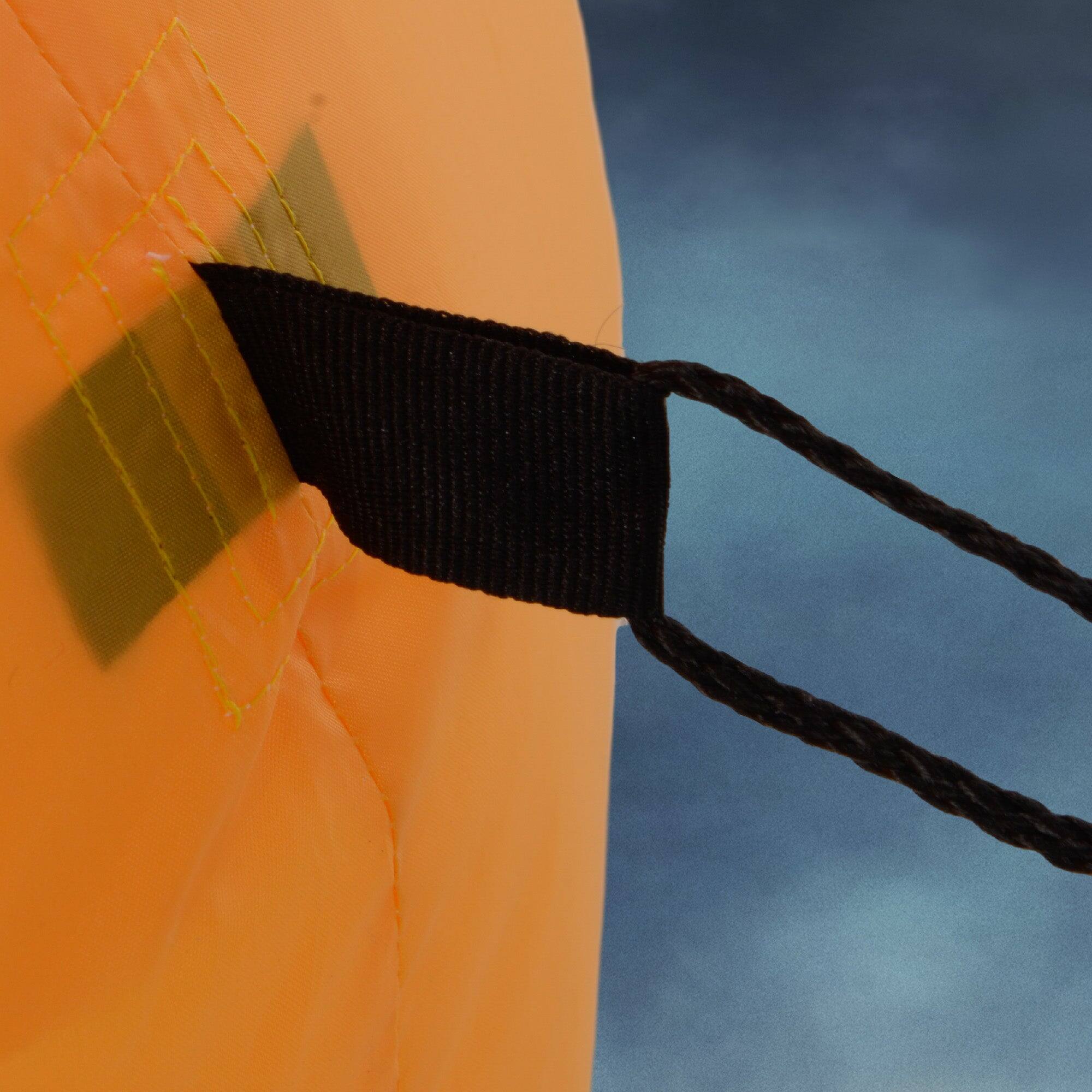 Alt View 8. Boyel Living - 5ft Halloween Inflatable Ghost with Pumpkin Lighted Waterproof Outdoor Yard Decoration with LED Lights - Orange.