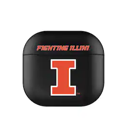 Keyscaper - Illinois Fighting Illini Illinois Fighting Illini Insignia AirPods 4th Generation Case Cover - No Size - Black