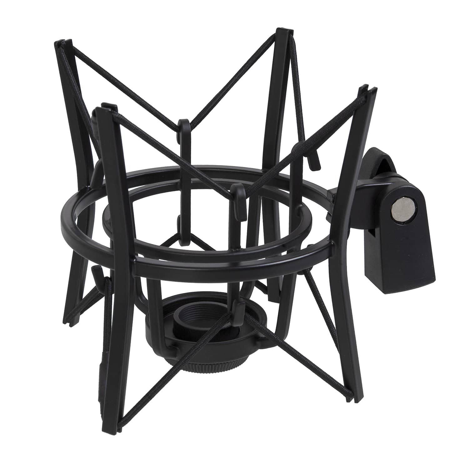 Lyxpro - MKS1-B Condenser Spider Microphone Shock Mount with Anti Vibration and Isolation - Black