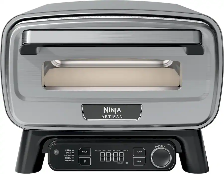 Ninja Artisan elektrische pizzaoven en airfryer met 4 kookfuncties, serveerplank, pizzasnijder, pizzasteen van 30 cm, pizzaschep, bakplaat en airfry-mand, Groen MO201AMZEU Ninja Artisan elektrische pizzaoven en airfryer met 4 kookfuncties, serveerplank, pizzasnijder, pizzasteen van 30 cm, pizzaschep, bakplaat en airfry-mand, Groen MO201AMZEU