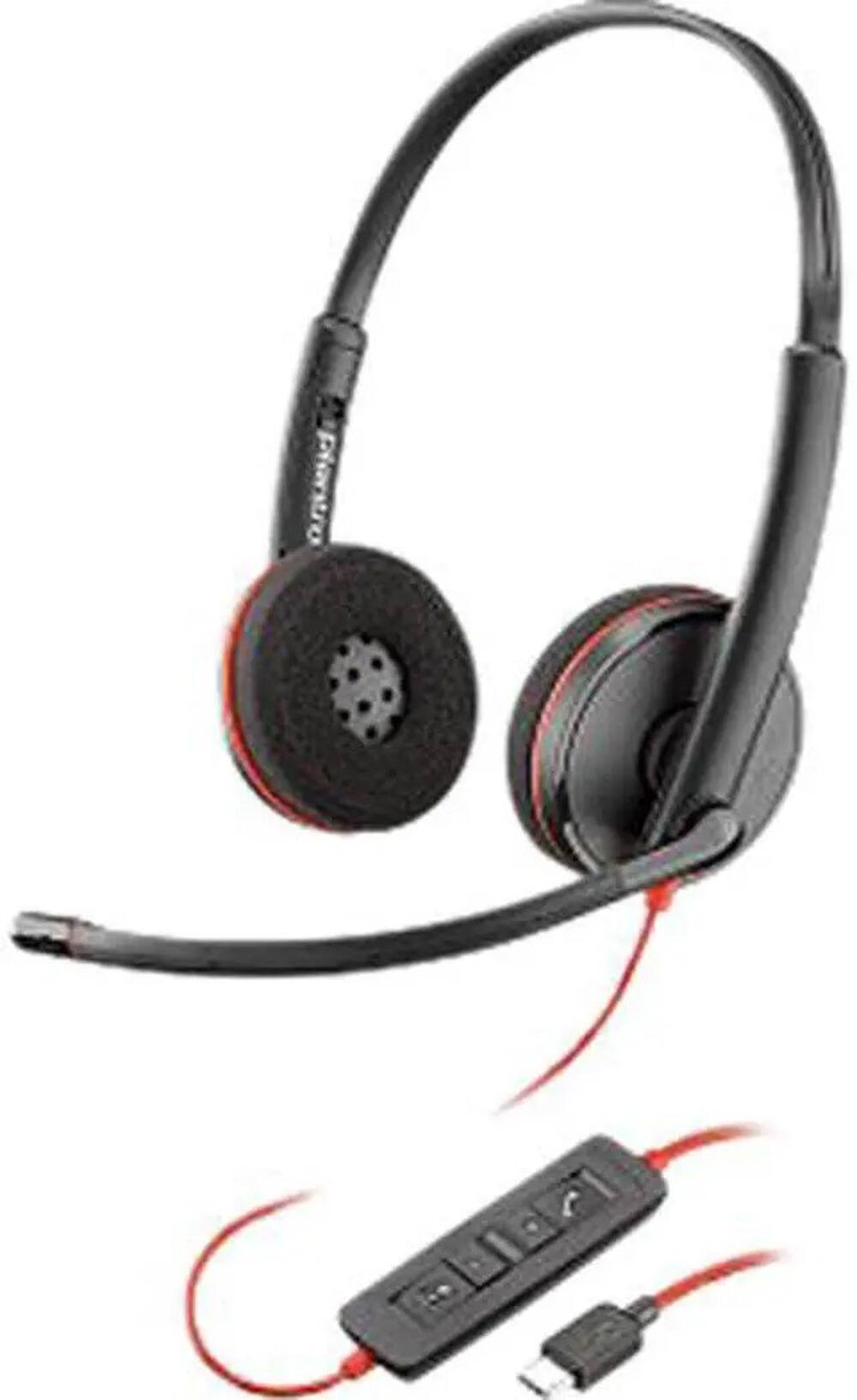 Angle. Poly - Blackwire C3220 Wired On-Ear Headset.