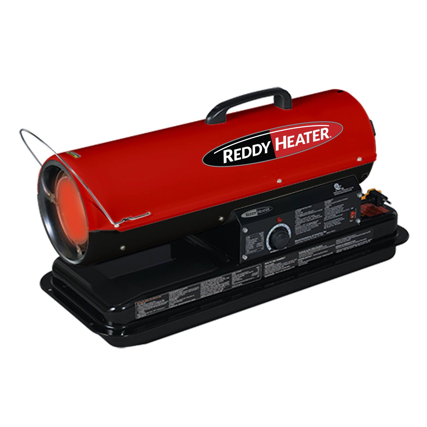 Reddy Heaters - Reddy Heater Rfa80t 80,000-btu Kerosene/multi-fuel Indoor/outdoor Forced-air Heater With Thermostat, Rfa80t - Red