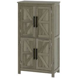 Kadyn - Bathroom Floor Cabinet, Bathroom Cabinet, Floor Cabinet for Bathroom, Living Room, Entryway, Kitchen - Gray