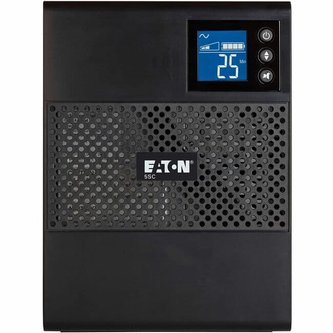 Eaton - 5SC UPS 750VA 525 Watt 230V Line-Interactive Battery Backup Tower USB - Tower - 230 V AC Input - 6 x IEC 60320 C13 - Black