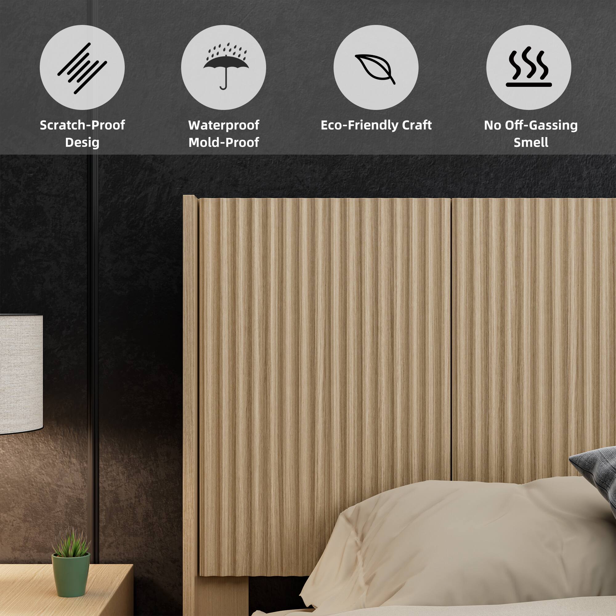 Scratch-Proof Design  
Waterproof Mold-Proof  
Eco-Friendly Craft  
No Off-Gassing Smell