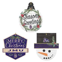 Jardine - James Madison Dukes Ornament Bundle - White