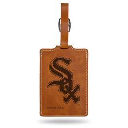 Jardine - Chicago White Sox Ultra Suede Luggage Tag - Brown