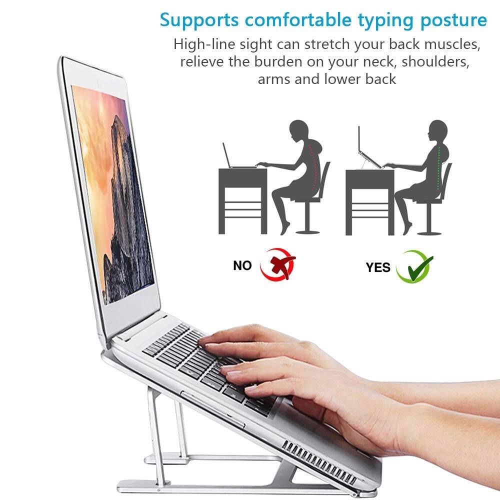 Supports comfortable typing posture

High-line sight can stretch your back muscles, relieve the burden on your neck, shoulders, arms and lower back

NO

YES