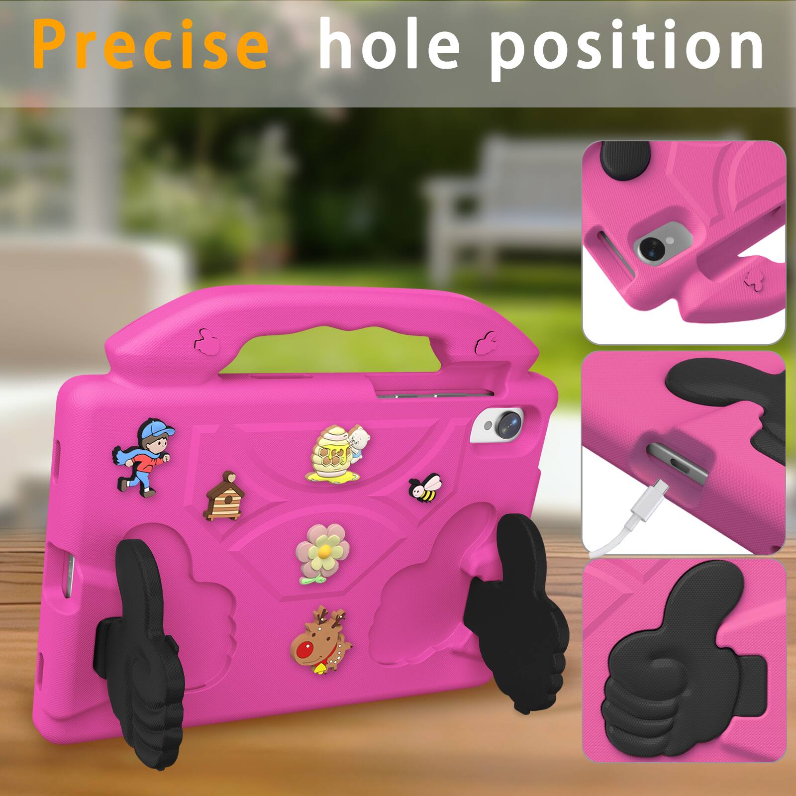 Precise hole position