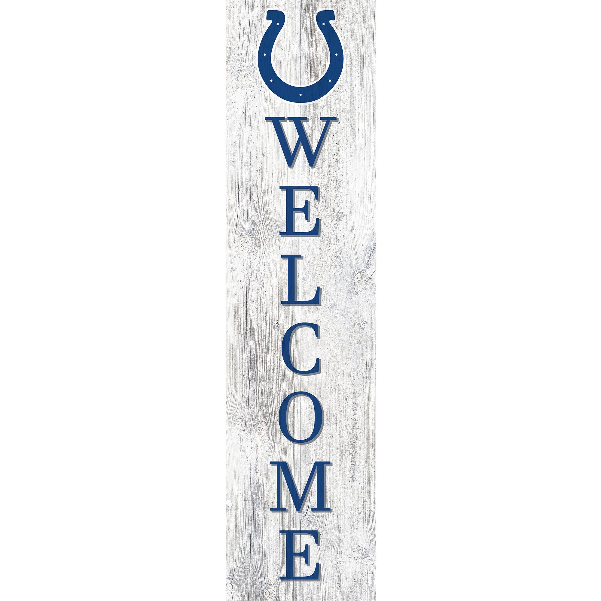 Indianapolis Colts 48'' Welcome Leaner