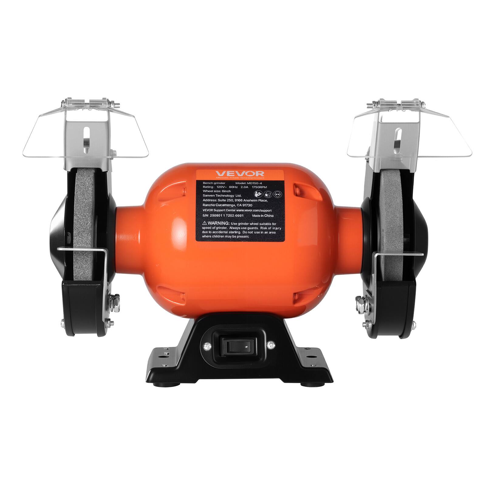 VEVOR  
Model: 200801  
Rating: 20V 600W  
Wheel Size: 200mm  
Address: Suite 550, 1966  
Address: Suite 550, 1966  
VEVOR Support Center: www.vevor.com/support  
5200801@vevor.com  
Made in China  
WARNING: Use in a well-ventilated area. Do not use in an area where children may be present.