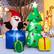 Alt View 4. Costway - 7 FT Inflatable Christmas Lighted Santa Claus & Christmas Tree with Gift Boxes - Multicolor.