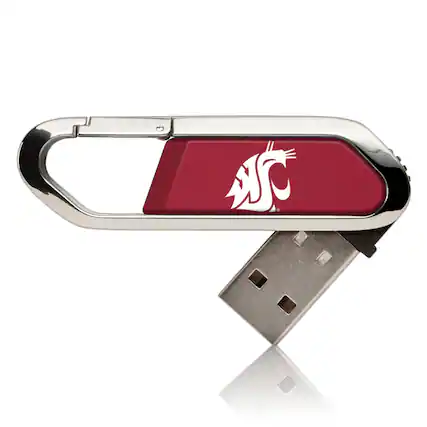 Front. Keyscaper - Washington State Cougars 16GB Clip USB Flash Drive - Multicolor.