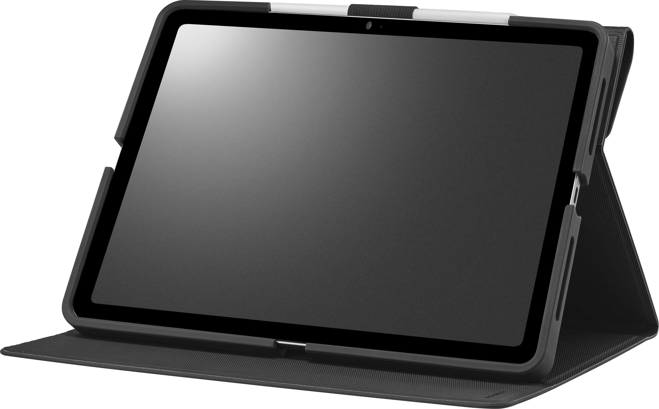 Left. Insignia™ - Folio Case for Most 10.2" to 11" Apple iPad, iPad Air and iPad Pro Tablets - Black.