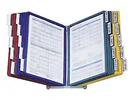 Durable - VARIO Desk System 20 Document Holder, 8.5" x 11", Plastic (536100) - Assorted