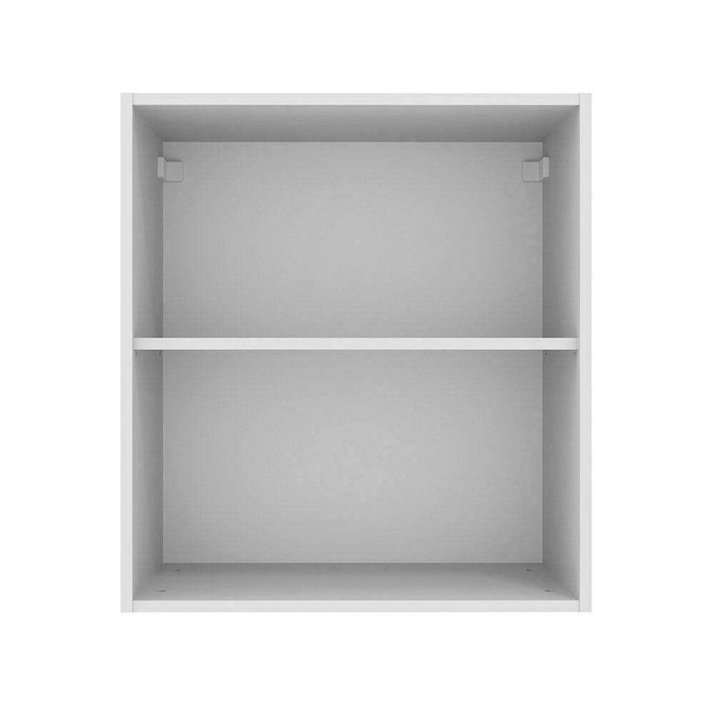 Alt View 1. Madesa - Madesa Hazel Wall Kitchen Storage Cupboard Cabinet with 1 Door 23"L - White - White.