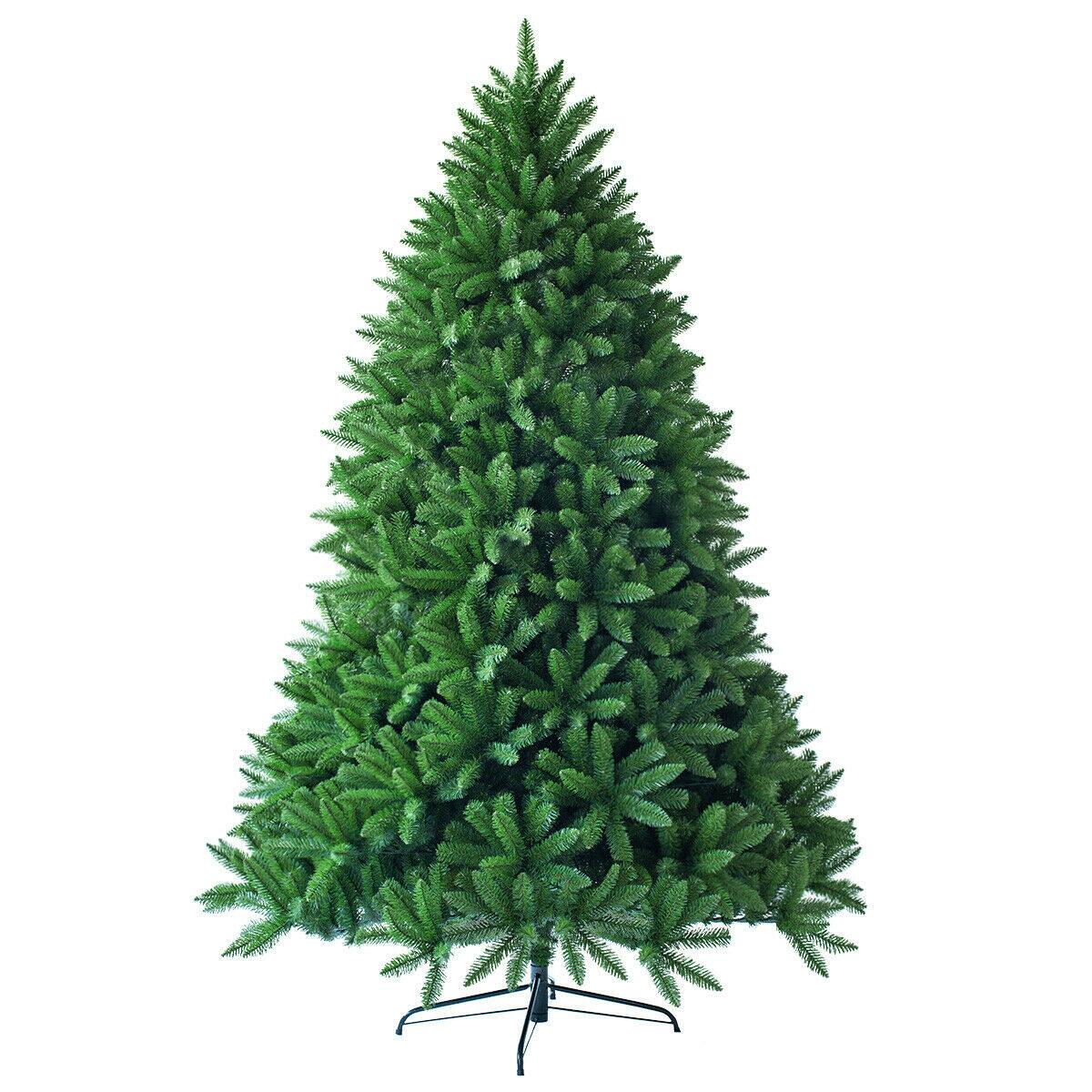 Alt View 7. Gymax - Gymax 6ft Artificial Christmas Fir Tree w/ 1250 Premium Hinged Branch Tips - Green.
