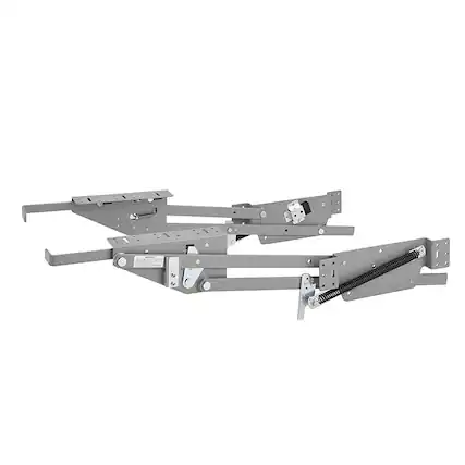Front. Rev-A-Shelf - Rev-A-Shelf Mixer/Appliance Lifting System for Kitchen Base Cabinet, RAS-ML-HDCR - Zinc.