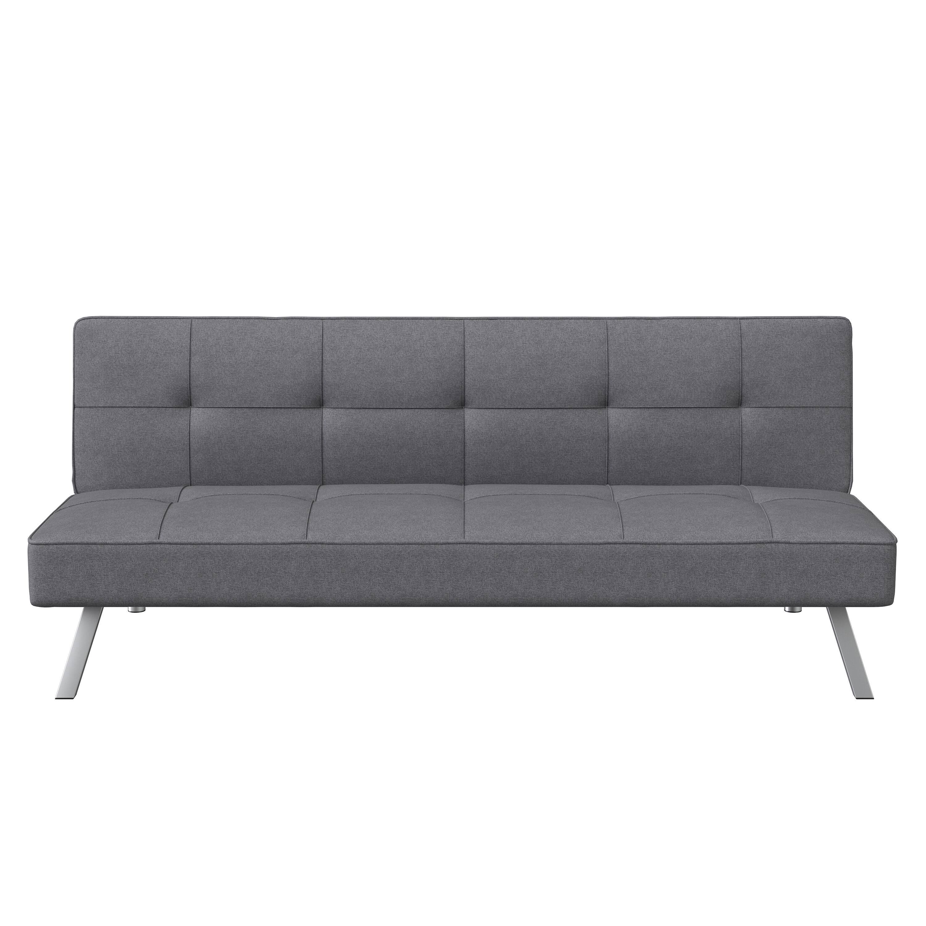 Front. Serta - Corlanus Convertible Sofa - Charcoal.