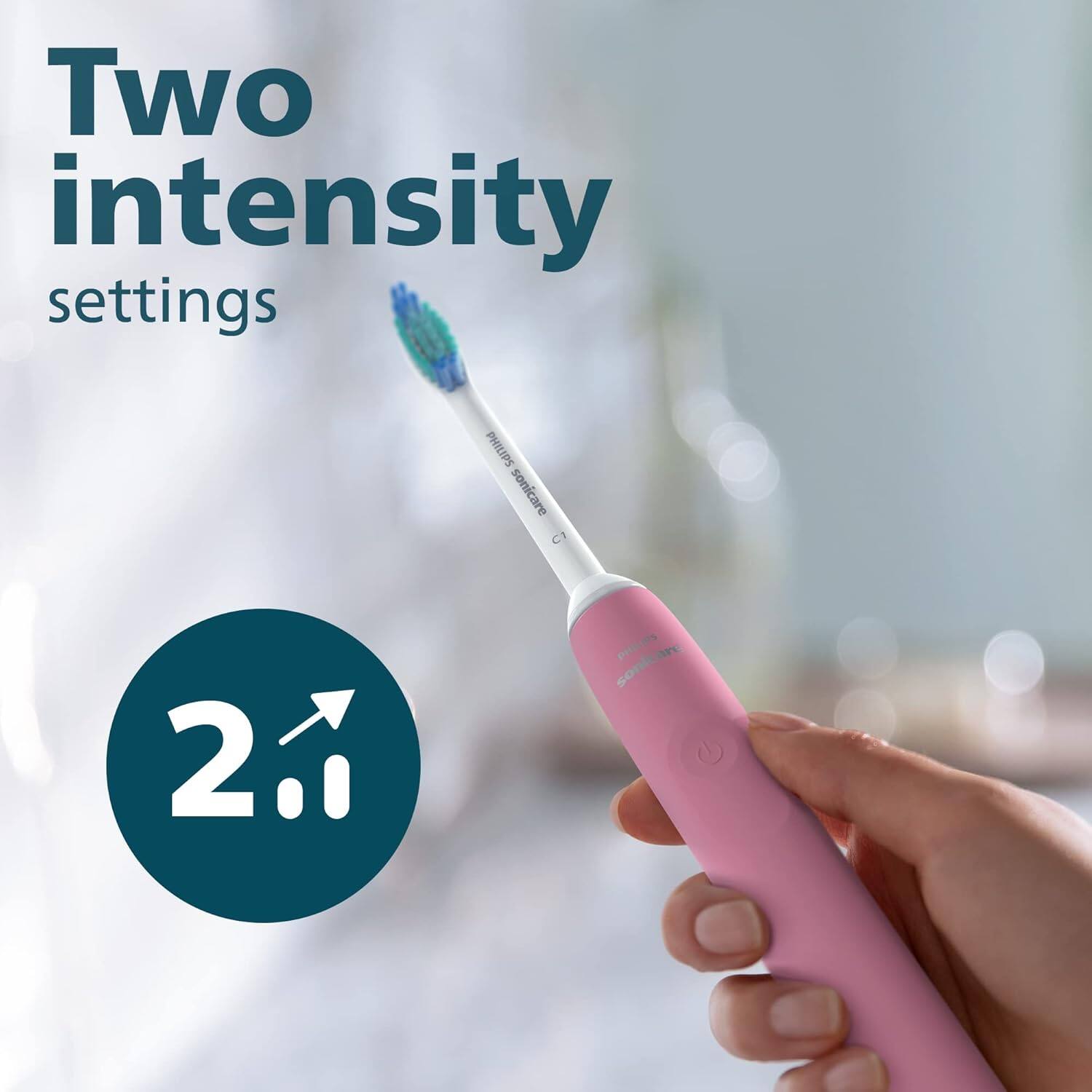 Two intensity settings

PHILIPS sonicare C1

2