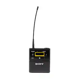 Sony - UTX-B40 Wireless Bodypack Transmitter with Omni Lavalier Mic (UC14: 470 to 542 MHz) - Black