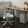 Front. Branch Furniture - Branch 48" Office Desk – Modern Design, Spacious Work Surface, Durable Build, Integrated Cable Management - Walnut.