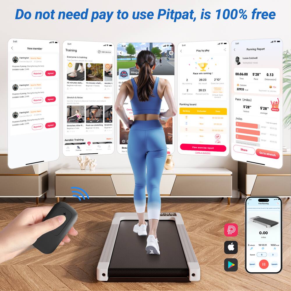 Do not need pay to use Pitpat, is 100% free

New member
- Harrington - 9:41
- Purpose of joining: Strengthening the body
- Invitation code: 2518
- Accepted

Training
- Everyone training
- 40 minutes daily
- 15 minutes visit
- Aerobic training
- Stretch & Relax
- Quickly improve physical function and reduce
- Stretch After run
- Post-run stretching
- Stretching

Play by play
- Race with ranking!
- My ranking: 2
- My result: 26:23
- Exceeding pace: 2'10"
- Cash out: 26:23
- Reward points: 26:23
- Ranking board
- Position: 2
- Time: 01:02:21.00
- Pace: 5'28"
- Distance: 2.2933 miles

Running Report
- Lucas Caldwell
- 10/02/2022 15:00
- 00:06:50
- 5'2
