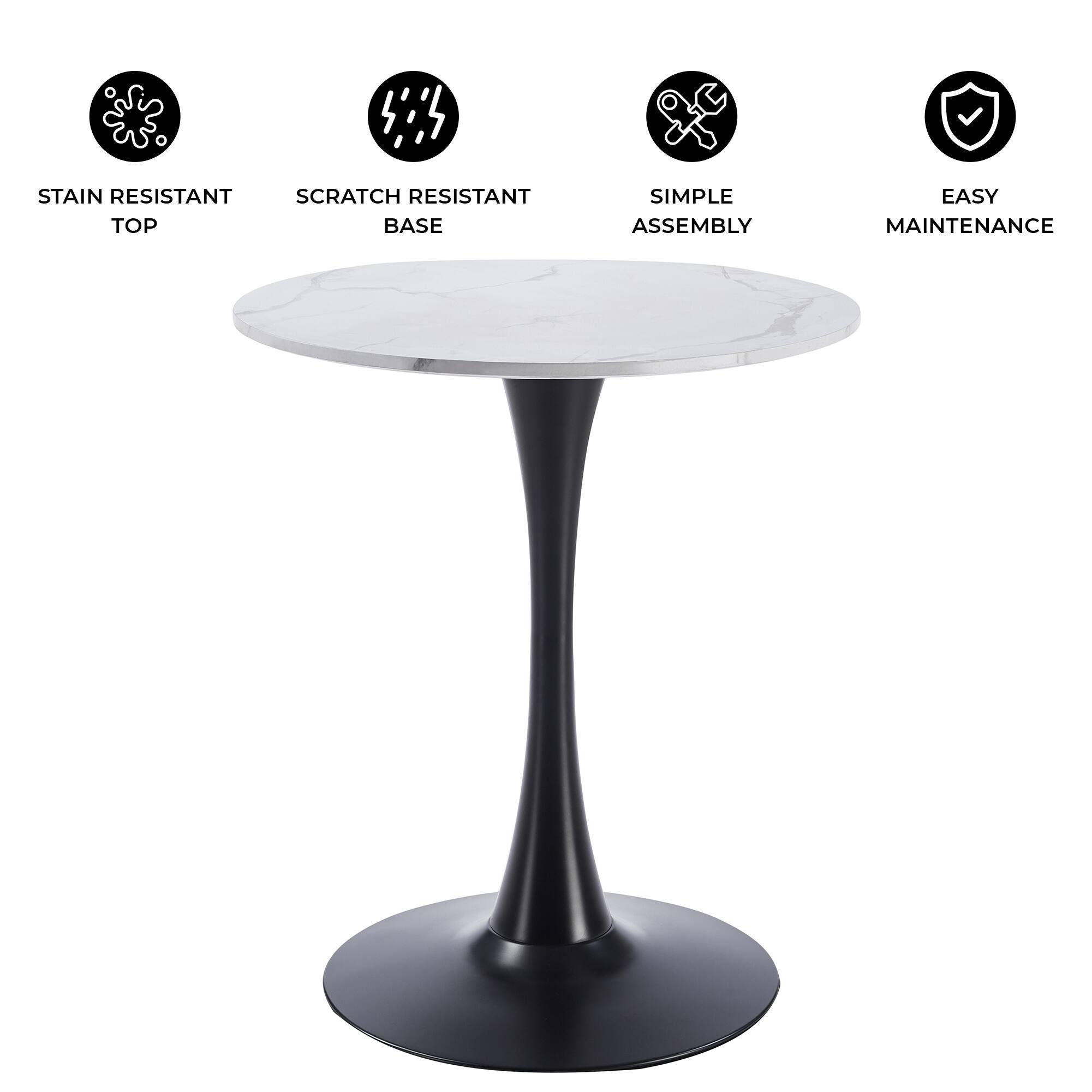 STAIN RESISTANT TOP  
SCRATCH RESISTANT BASE  
SIMPLE ASSEMBLY  
EASY MAINTENANCE