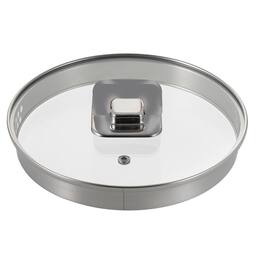 NutriChef - 3.1 Quart Saucepan Pot-See-Through Tempered Glass Lids, Works with Model: NCCWSTKGRY , One Size - Gray