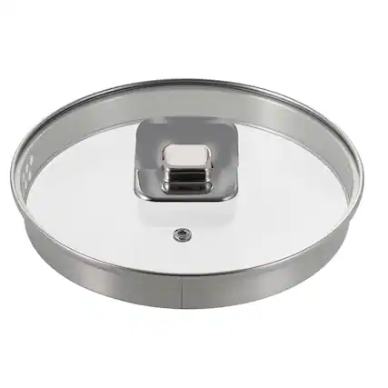 Front. NutriChef - NutriChef 3.1 Quart Saucepan Pot-See-Through Tempered Glass Lids, Works with Model: NCCWSTKGRY (Gray), One Size - Gray.