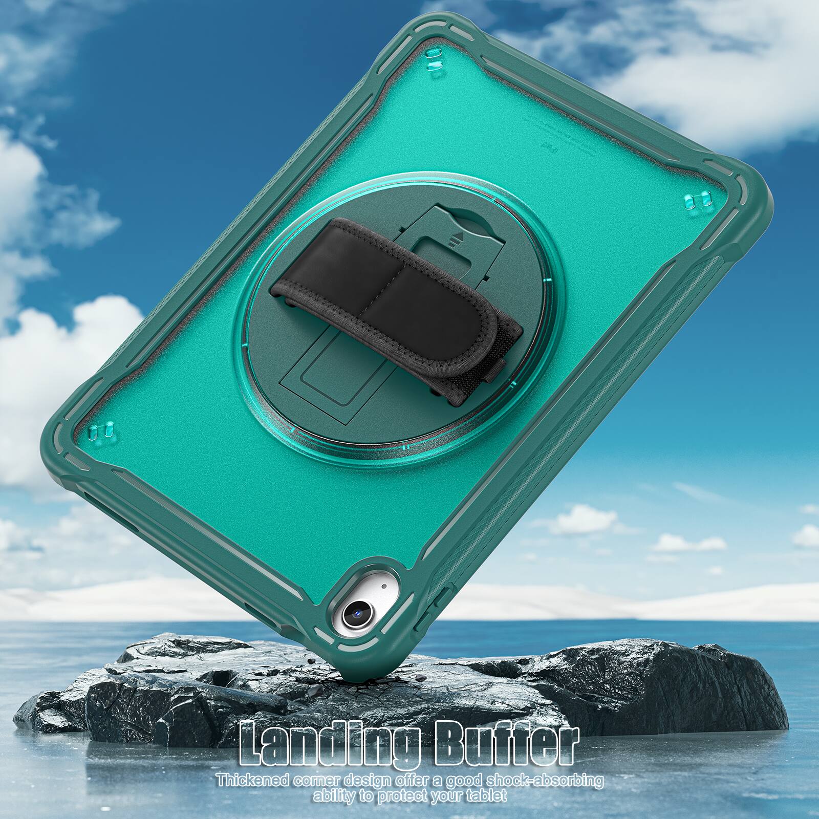 Landing Buffer

Thickened corner design offers a good shock-absorbing ability to protect your tablet