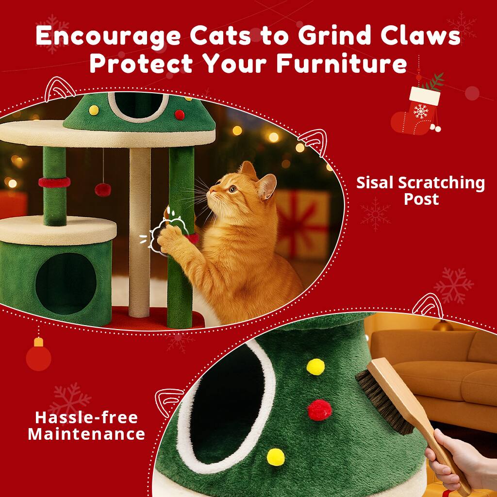 Encourage Cats to Grind Claws  
Protect Your Furniture  

Sisal Scratching Post  

Hassle-free Maintenance