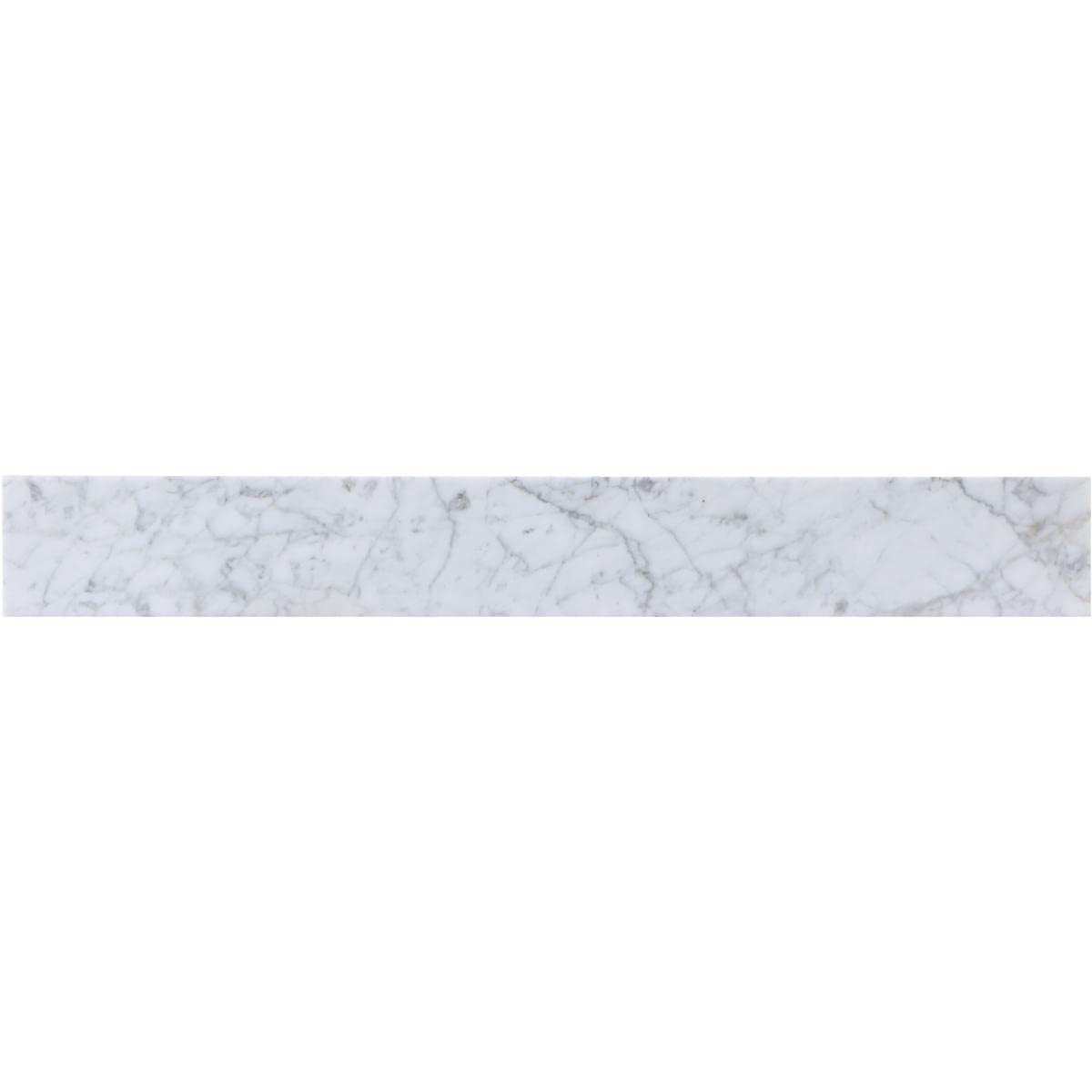 Elegant Kitchen and Bath - 30 inch backsplash in - Carrara White