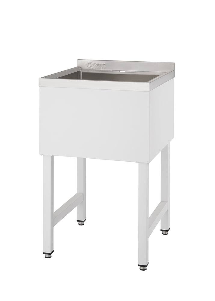 Back. TRINITY - Trinity Basics | 18x16x13 Basin | Stainless Steel Utility Sink | Nsf - White.
