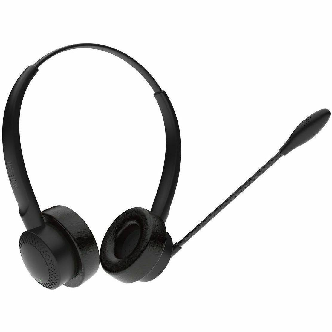 Alt View 4. Adesso - Adesso Xtream P4T-TAA Headset with Push to talk, Volume +/-, Answer/End Call Controls - Stereo - USB Type C, USB Type A - Unknown.