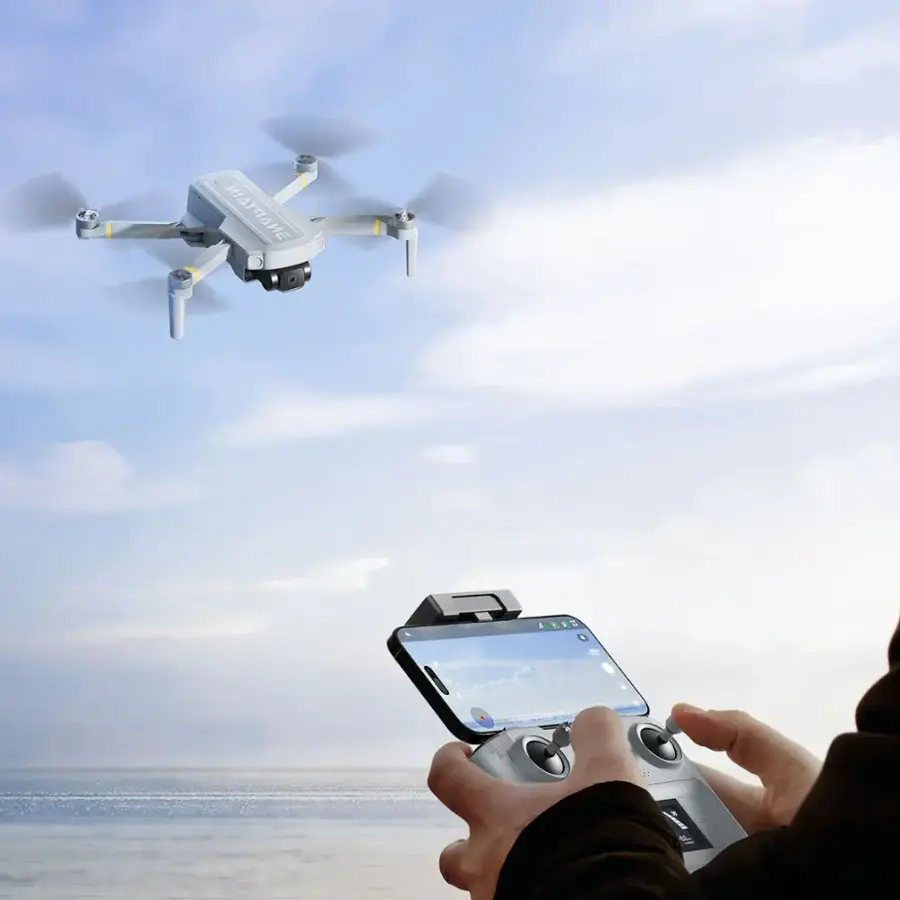 Alt View 14. Snaptain - P30  Pro 4K Camera GPS Drone and Remote Controller - Gray.