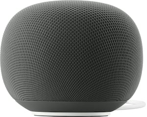 Google - Home Speaker - Smart Speaker with Gemini For Home Voice Assistant and 360-Degree Sound - Hazel