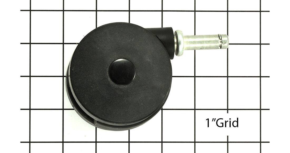 Front. Charbroil - Charbroil - CHR45601080 Non-Locking Caster. Non-locking wheel. F.