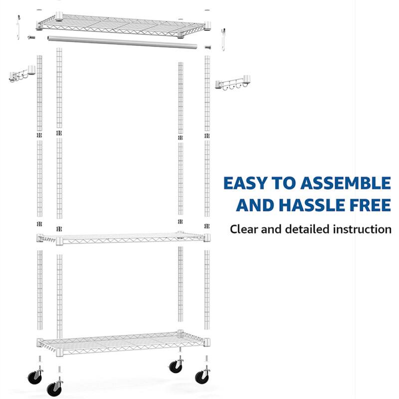 EASY TO ASSEMBLE AND HASSLE FREE  
Clear and detailed instruction