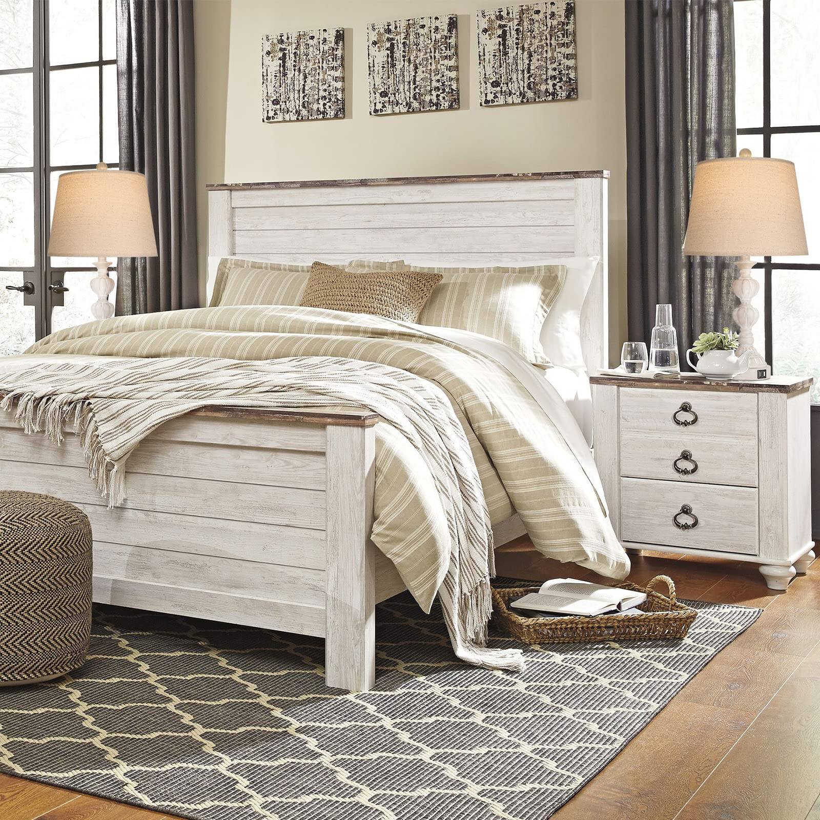 Alt View 2. Pawtners - Touch Control Coastal Farmhouse Table Lamp, 3-Way Dimmable Touch Control, 2 USB Charging Ports (Bulbs Included).