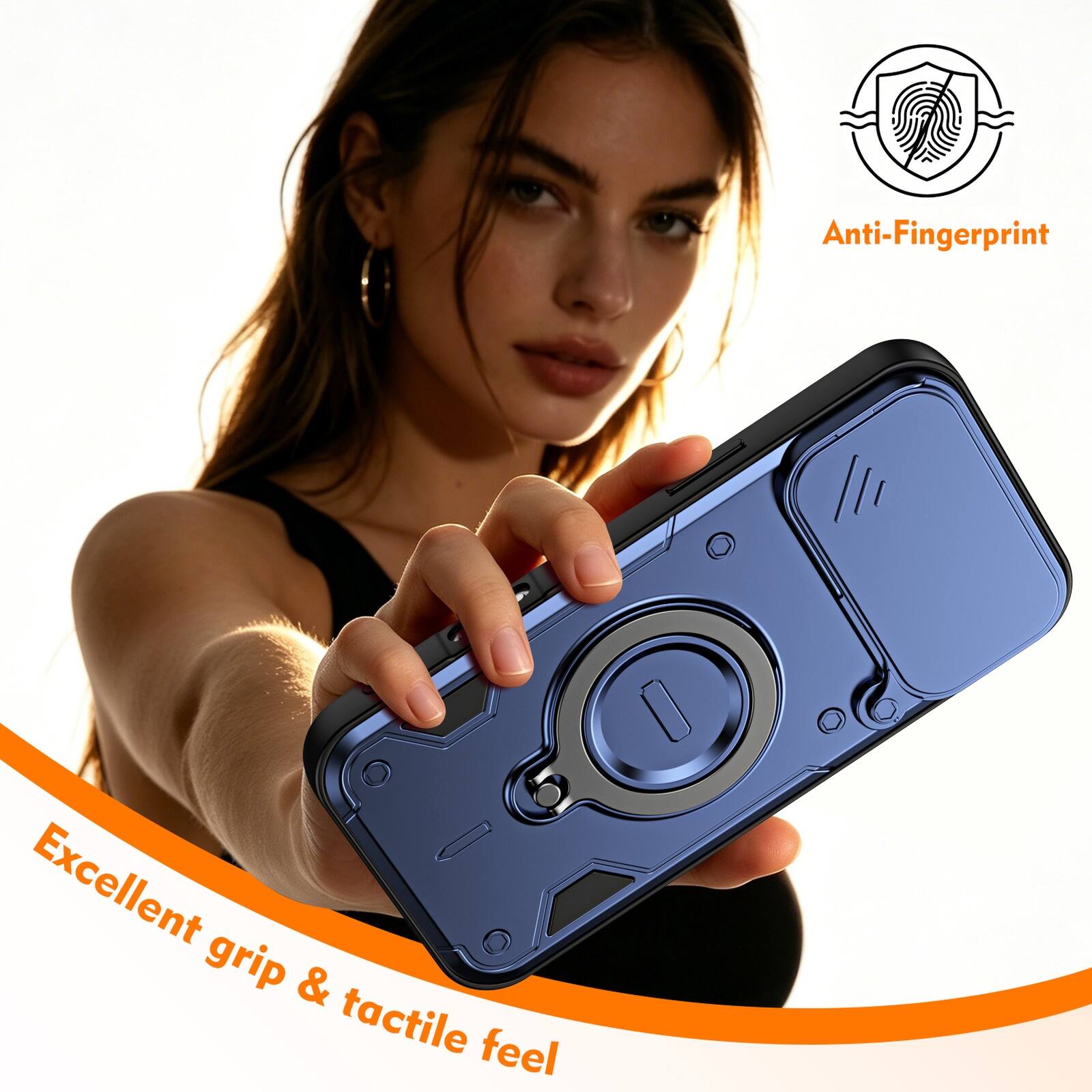 Anti-Fingerprint  
Excellent grip & tactile feel
