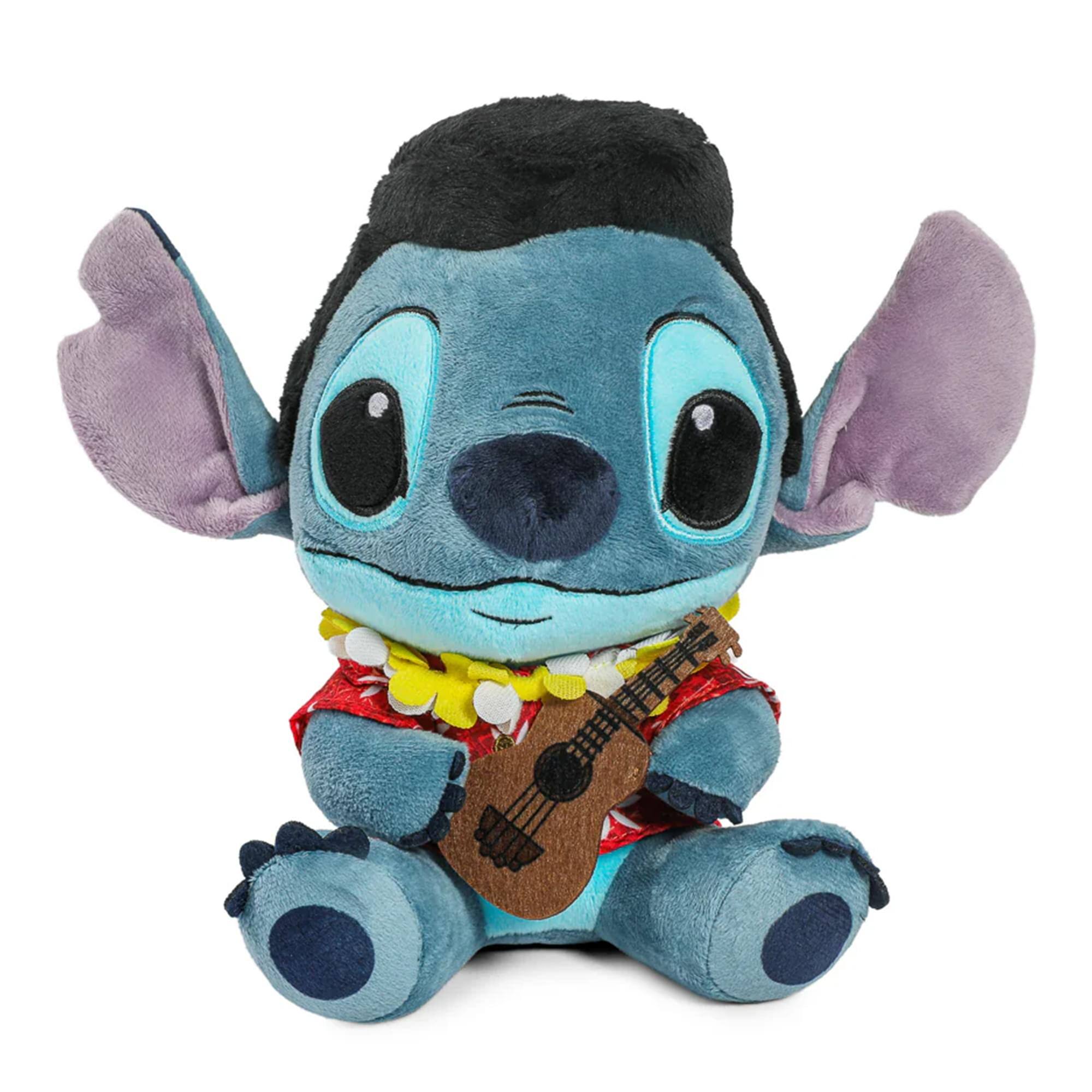 Kidrobot - Disney Lilo & Stitch 9 Inch Elvis Stitch Plush | Hawaiin - Blue