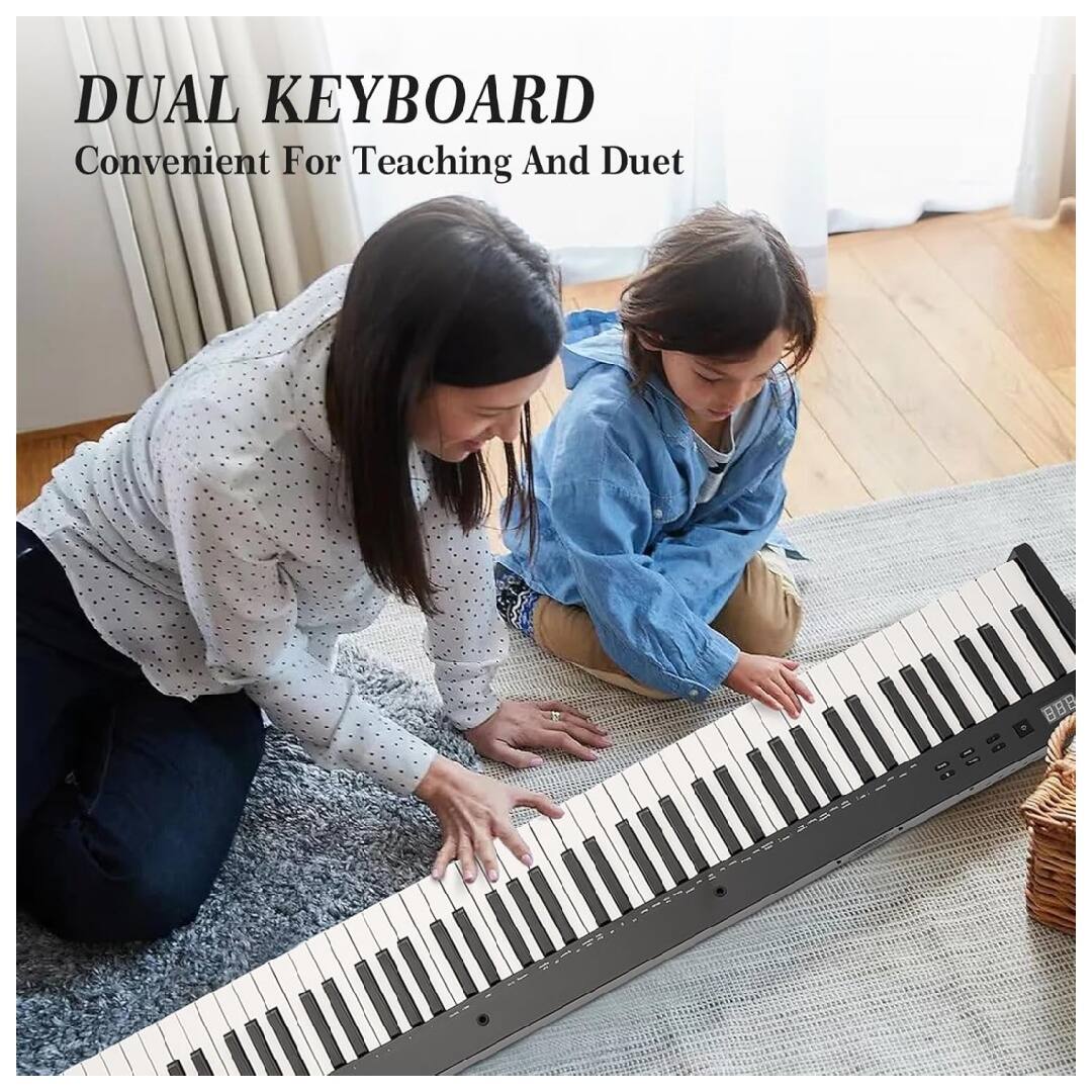 DUAL KEYBOARD  
Convenient For Teaching And Duet