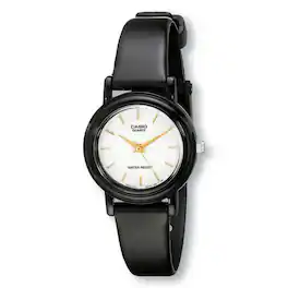 Casio - Women's Classic Analog Watch with White Dial - LQ-139E-7A - Black